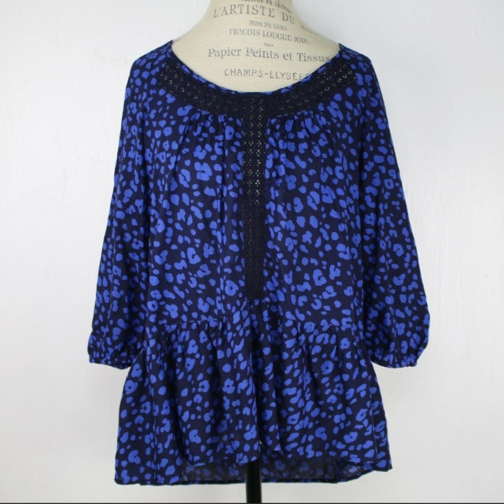 Anthropologie Ressica Tunic Blouse By HD In Paris